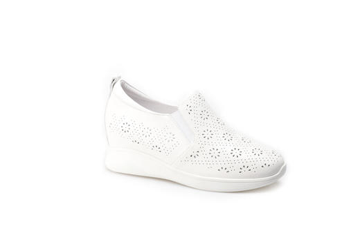 豪麟名鞋奥莱迪嘉女装牛皮革时尚休闲鞋DJXXA21WX051白色  原价1660元 商品图0