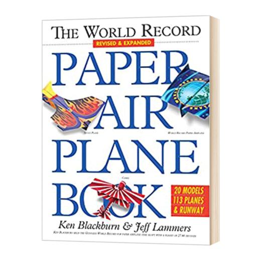 世界纪录纸飞机书 英文原版 The World Record Paper Airplane Book 模型制作书籍 英文版进口英语书 商品图1