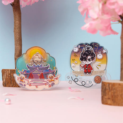 【现货】超电文化《天官赐福》漫画周边 Q版亚克力流沙摇摇乐 商品图4