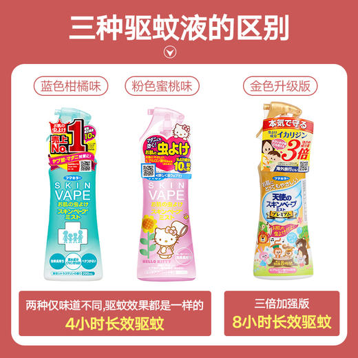 日本未来vape驱蚊水喷雾 婴儿儿童驱蚊喷雾200ml 商品图2
