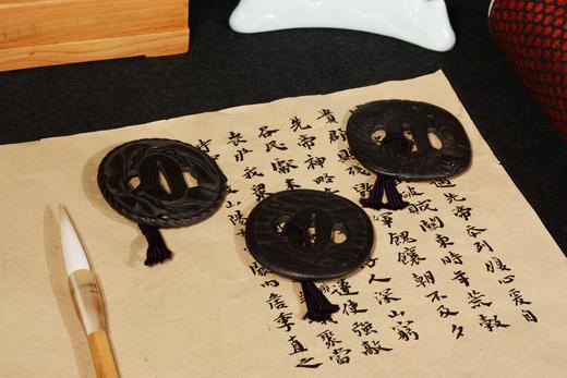 80-90年代日本刀镡（一套三枚，可当文镇) 商品图4
