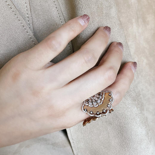 ONLY系列 18K钻石 鸡尾酒戒 商品图3