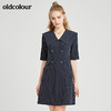oldcolour秋季商场同款短袖连衣裙N21101149 商品缩略图0