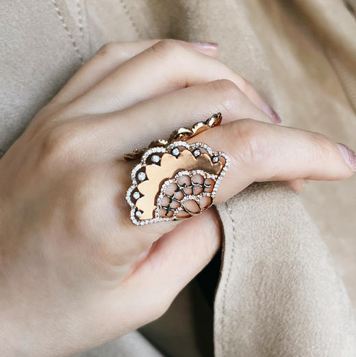 ONLY系列 18K钻石 鸡尾酒戒 商品图2