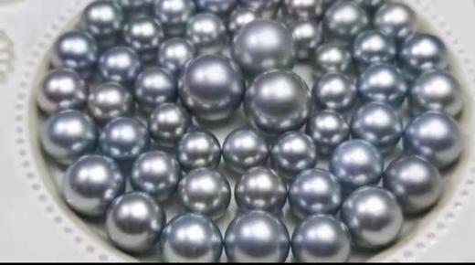 【直播大场活动】天然海水珍珠 大溪地气质灰珍珠 正圆 强光 送18K金扣 商品图4