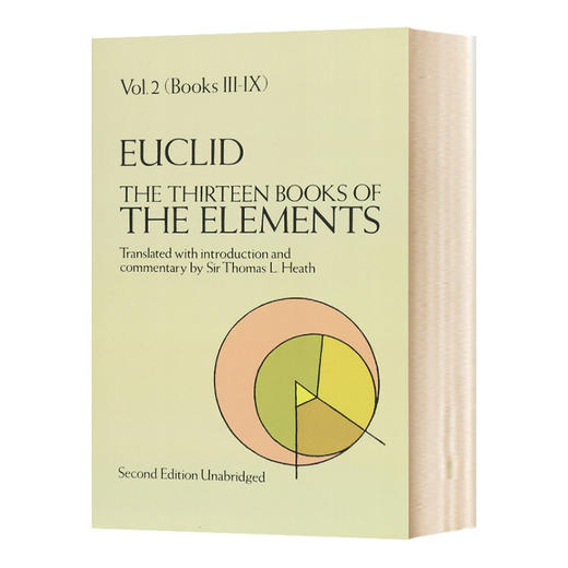 欧几里得 几何原本2 英文原版 The Thirteen Books of The Elements Volume 2 英文版进口原版英语书籍 商品图0
