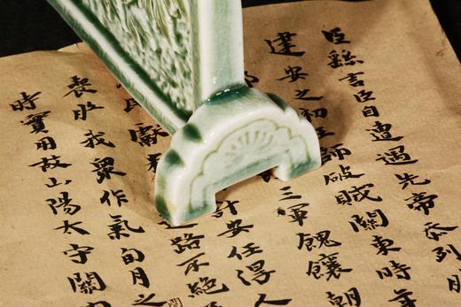 80年代日本制青瓷砚屏 商品图7