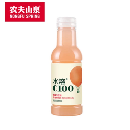 水溶C100西柚汁饮料445ml 商品图0