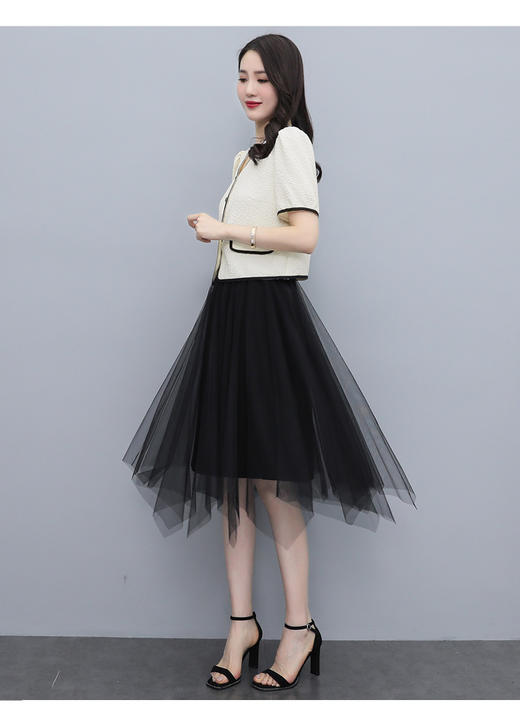 韩版气质仙女裙，短袖两件套HR-YKSL852 商品图1