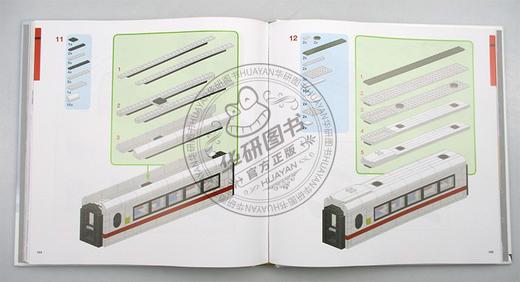 乐高创意指南 英文原版 The Lego Trains Book 火车模型设计与搭建技巧 设计乐高火车 搭建图纸与技巧 精装英文版 进口英语书籍 商品图1