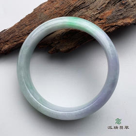 派瑞翡翠 翡翠手镯 糯种 绿色