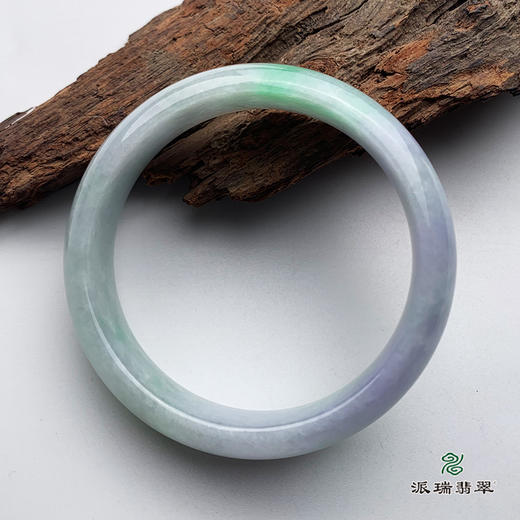 派瑞翡翠 翡翠手镯 糯种 绿色 商品图0