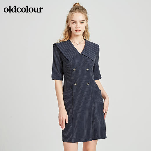 oldcolour秋季商场同款短袖连衣裙N21101149 商品图4