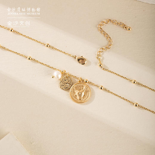 金沙遗址铜牛首星宿系列金牛仿古硬币设计文创生日礼物 商品图2