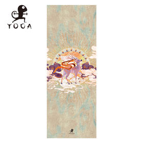 壁虎新款【神鹿】天然橡胶印花瑜伽垫【5天发货】
