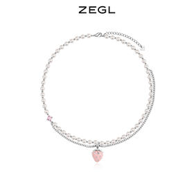 ZEGL设计师草莓季系列人造珍珠项链女2022年新款潮轻奢小众锁骨链