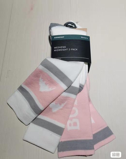 2122 BURTON WOMENS WEEKEND MDWT 2PK STOWHT/PEACHM S/M 商品图0