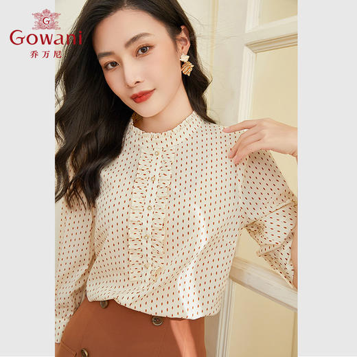 乔万尼日系衬衫夏季新款设计感小众真丝上衣EF2C310 商品图2