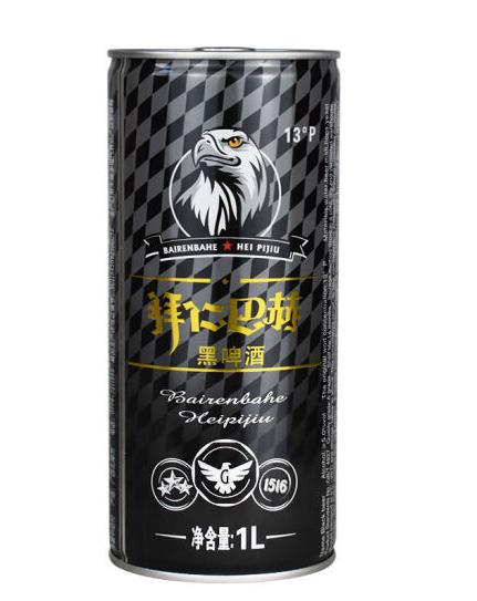美丽市场-拜仁巴赫黑啤酒1L 商品图1
