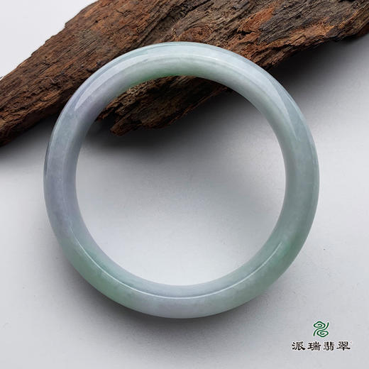 派瑞翡翠 翡翠手镯 糯种 绿色 商品图2