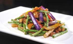 豆角炒茄子(份)