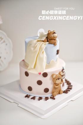翻糖小熊蛋糕