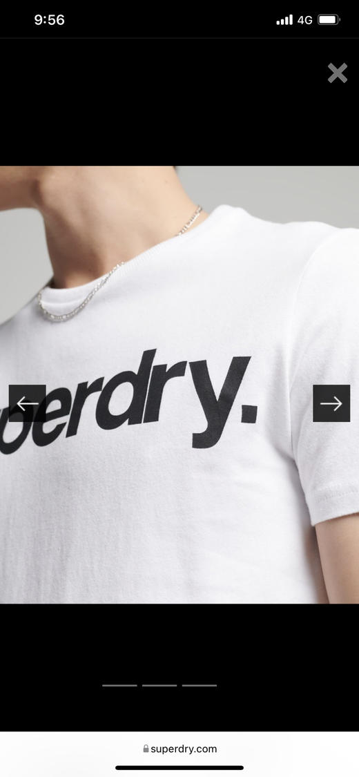 Superdry极度干燥字母T恤官网在售35刀正品保真 商品图2