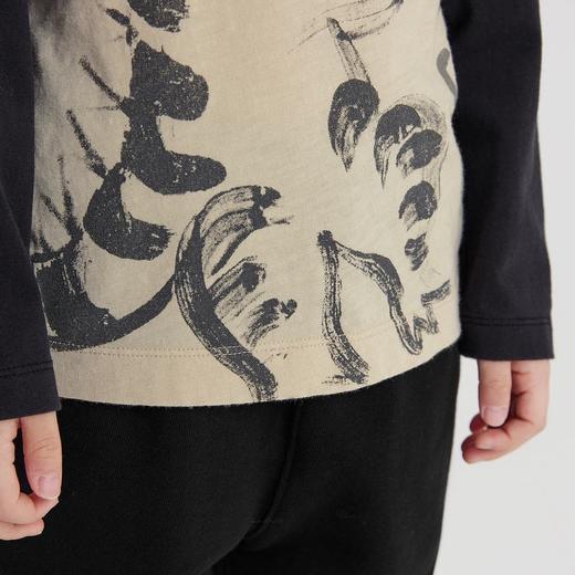 江南布衣 22年夏装新款 长袖T恤  1M2132010 商品图3