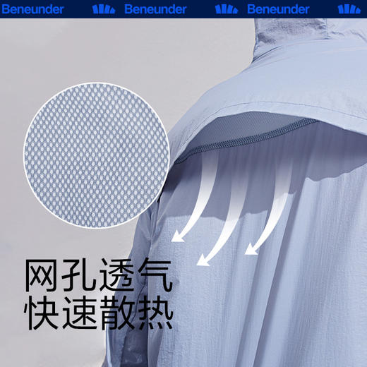 【22年新品】蕉下防晒衣男款皑川透气运动防水外套夏防紫外线户外钓鱼皮肤衣防晒服 商品图3