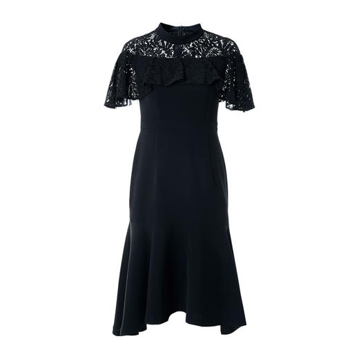 EITIE爱特爱蕾丝收腰长裙鱼尾裙连衣裙6507211 商品图5