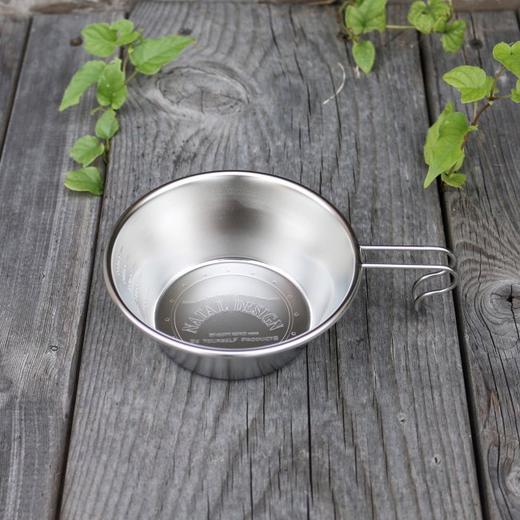 NATAL DESIGN KG-017 不锈钢营地碗 银色 320ml 商品图0