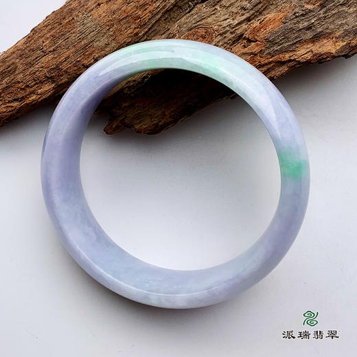 派瑞翡翠 翡翠手镯 糯种 绿色 商品图0