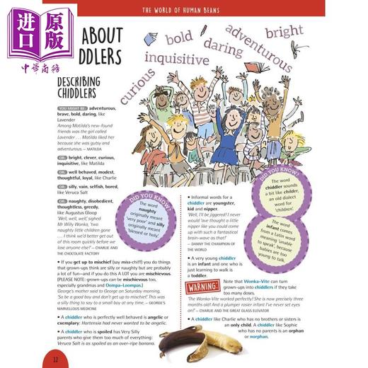 【中商原版】Oxford Roald Dahl Thesaurus 罗尔德达尔的词典 英文原版 进口图书 小学生英语教辅 牛津 8岁以上 商品图2