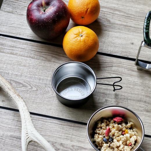 NATAL DESIGN KG-020 不锈钢深型营地碗 黑色 280ml 商品图1