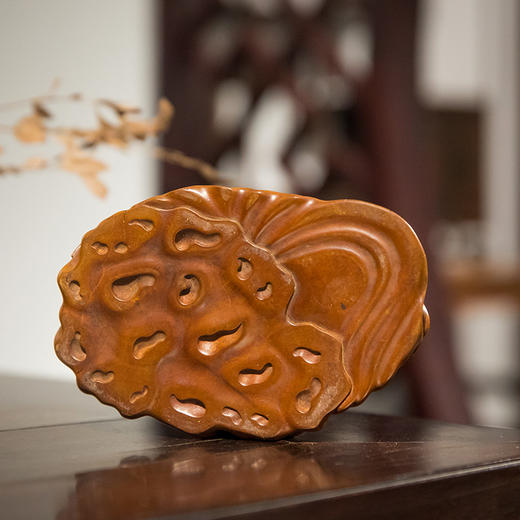 清 黄杨木雕达摩人物像 商品图3