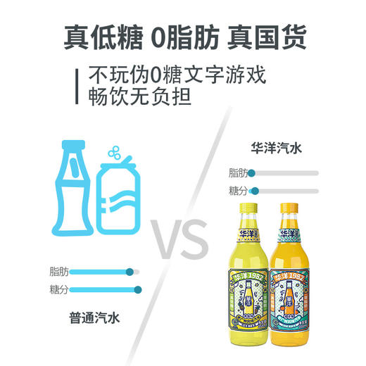 华洋1982汽水果味果汁358ml*6瓶  （六个口味）  商品图3