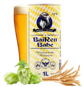 美丽市场-拜仁巴赫白啤酒1L