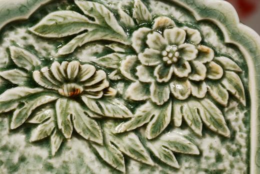 80年代日本制青瓷砚屏 商品图2