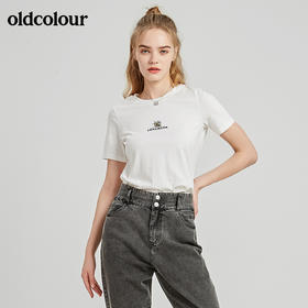 oldcolour秋季商场同款休闲短袖T恤女N21021139