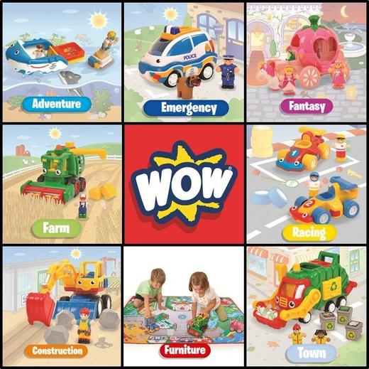 *英国惊奇玩具宝宝WOW 垃圾车/直升机/挖土车//工程车/惯性卡通滑行 男女孩 节日礼物（玩具一经拆封不支持无理由退换） 商品图3