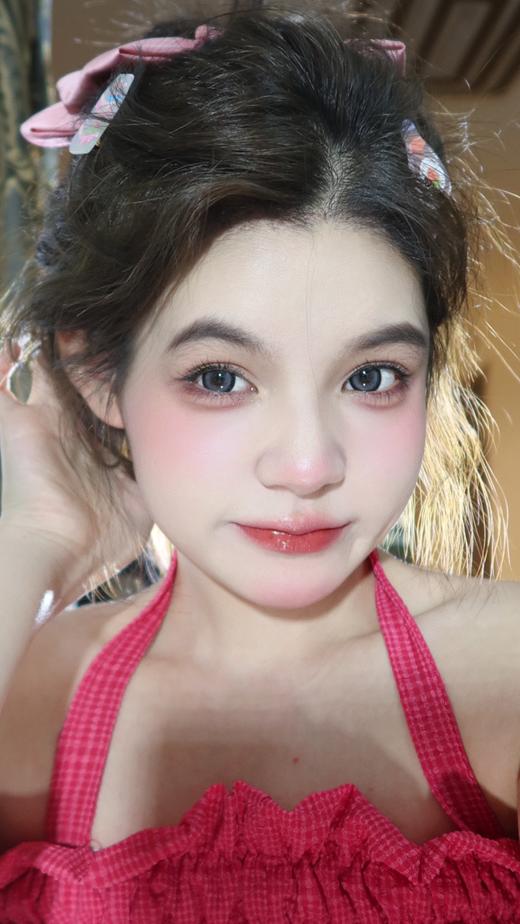 kikicon 奶糖灰 半年抛  2片 14.5mm 着色13.9mm  基弧8.6 含水38% 韩国进口 商品图2