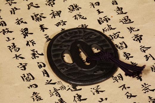 80-90年代日本刀镡（一套三枚，可当文镇) 商品图6