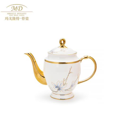 【玛戈隆特】B7F 进博盛宴6人份骨瓷茶咖具套装 家用欧式轻奢创意 礼盒装 商品图1