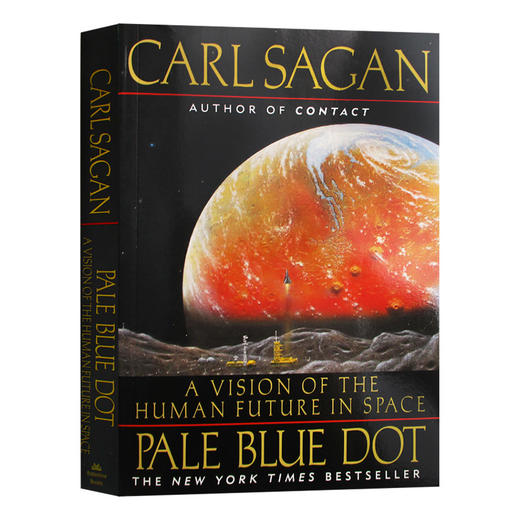 暗淡蓝点 英文原版 Pale Blue Dot 人类的未来在空间中视觉 英文版进口原版英语书籍 Carl Sagan 商品图0