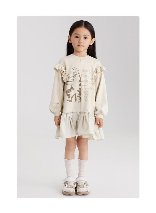 江南布衣  22年夏装新款长袖连衣裙  1M2G50310 商品图5