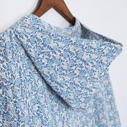 时尚连帽雪纺碎花防晒外套，2022年夏装新款休闲百搭薄款开衫棒球服GYM-D7833 商品图4