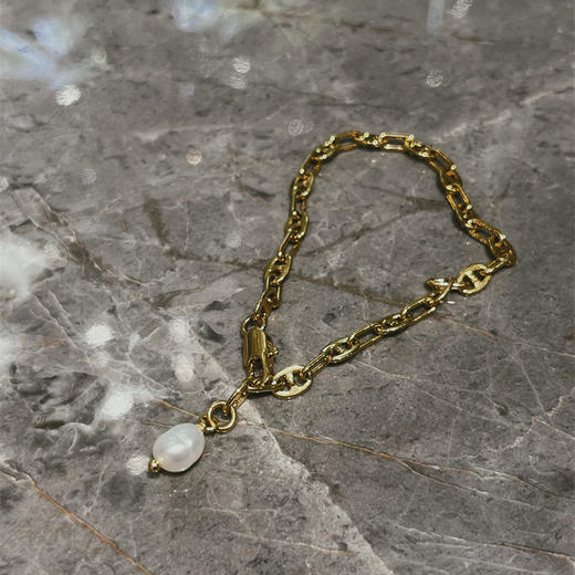 预售|PUVOS普沃斯新款 设计师款创意简约猪鼻孔小众百搭手链 .潮快闪[福利品] 商品图1