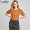 oldcolour秋季商场同款圆领气质上衣女N21021130 商品缩略图3