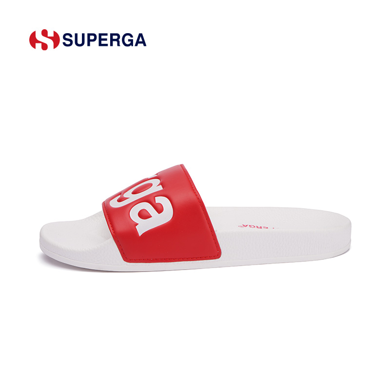 SUPERGA夏季新品意大利进口百搭舒适平底一字拖女凉拖外穿拖鞋女