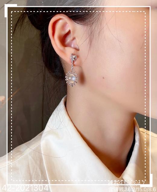 42-2021304，玻璃蛋面耳坠，36999 商品图4